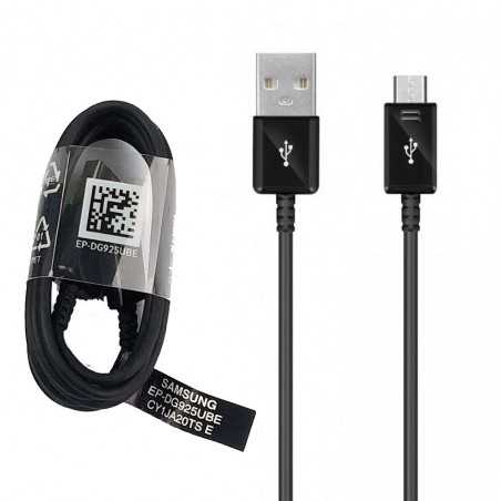 Samsung Cavo da USB-A a MICRO USB EP-DG925UB Per Linea Galaxy S6 / S7 Nero | Bulk | 1 Metro