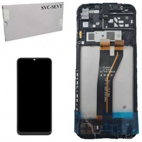 Samsung SERVICE PACK Display LCD ORIGINALE + Frame Per Galaxy A14 4G A145 | NON EU FLAT CSOT M146B / V04 TM A146B