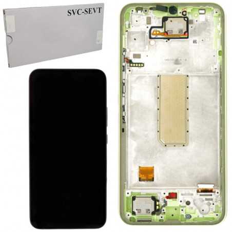 Samsung SERVICE PACK Display LCD ORIGINALE + Frame Per Galaxy A34 5G SM-A346 2023 | Verde Chiaro