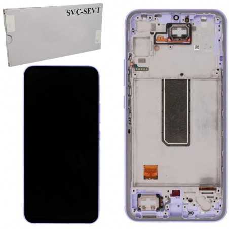 Samsung SERVICE PACK Display LCD ORIGINALE + Frame Per Galaxy A34 5G SM-A346 2023 | Viola