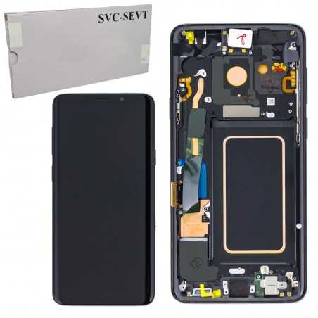 Samsung Service Pack Display LCD + Frame Per Galaxy G965 S9+ Plus | Black