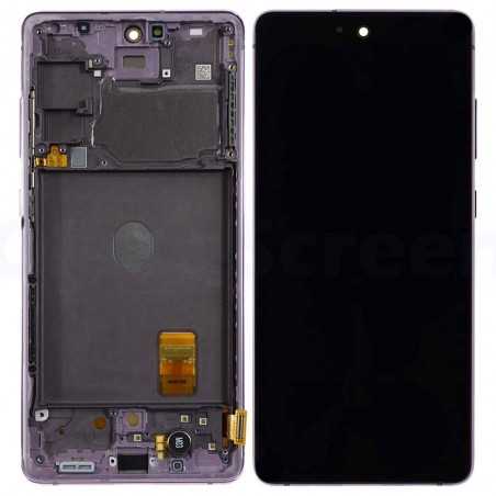 Samsung SERVICE PACK Display LCD ORIGINALE + Frame Per Galaxy S20 FE G780F G781 | Cloud Lavander Viola | NO ANTENNA 5G