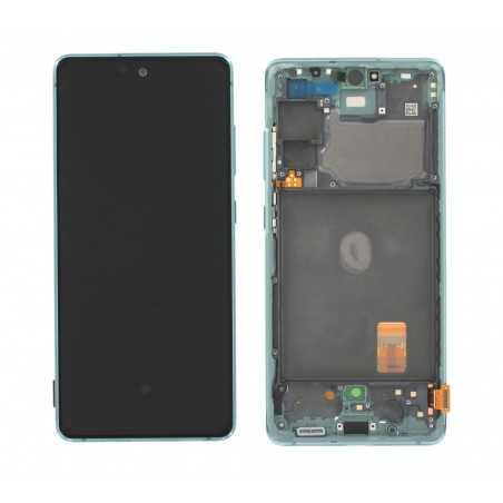 Samsung SERVICE PACK Display LCD ORIGINALE + Frame Per Galaxy S20 FE G780F G781 | Cloud Mint Verde | NO ANTENNA 5G