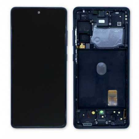 Samsung SERVICE PACK Display LCD ORIGINALE + Frame Per Galaxy S20 FE G780F G781 | Cloud Navy Blu | NO ANTENNA 5G