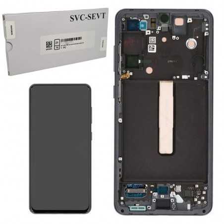 Samsung SERVICE PACK Display LCD ORIGINALE + Frame Per Galaxy S21 FE 5G G990B | Nero Gray