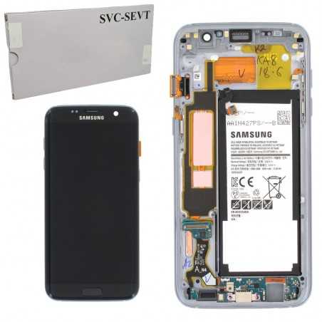 Samsung Service Pack LCD + Batteria Per Galaxy G935 S7 Edge | Nero