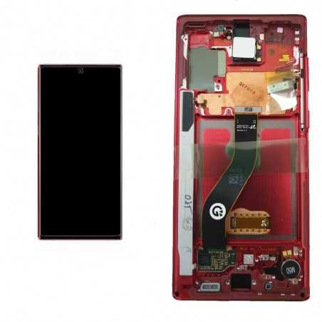 Samsung Service Pack Lcd Per Galaxy N970 NOTE 10 Rosso