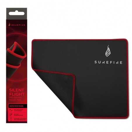 SureFire Silent Flight 320 Computer Gaming Mouse Pad Black, Red