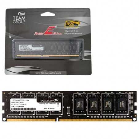 Team Group 8GB Ram DDR3 1600MHZ Elite TED38G1600C1101