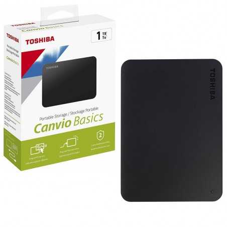 Toshiba Canvio Basics External Hard Drive 2.5" 1TB Usb 3.0