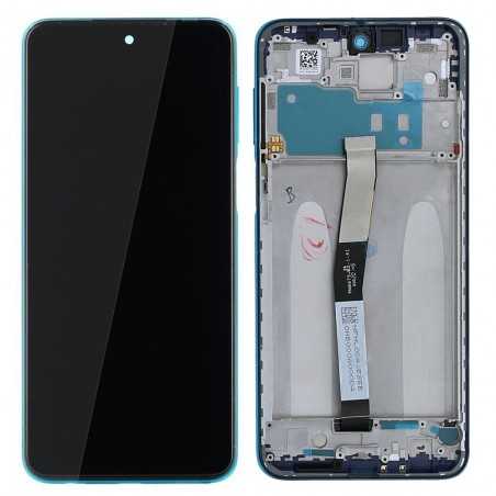 Xiaomi SERVICE PACK Display LCD ORIGINALE + Frame Per Redmi Note 9 PRO | Blu | M2003J6B2G
