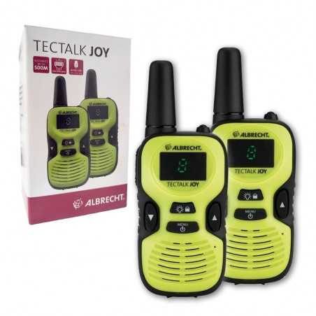 Albrecht Midland TecTalk Joy Doppio Walkie Talkie Radio Ricetrasmettitori | Giallo Nero