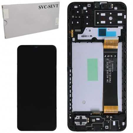 Samsung SERVICE PACK Display LCD ORIGINALE + Frame Per Galaxy A13 SM-A135 / A13 SM-A137 | FLAT NERA CSOT M336 R0.3