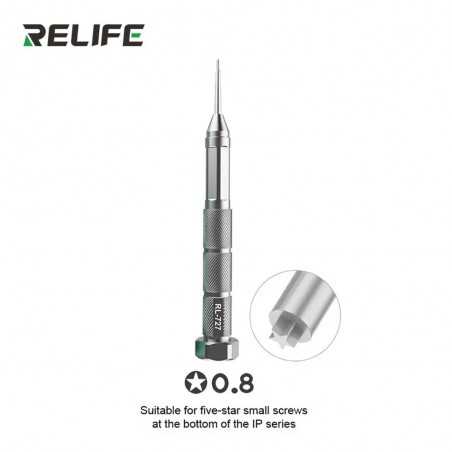 RELIFE RL-727 cacciavite Dinamometrico 3D in Acciaio | Estrema Precisione | Screwdriver/*8 | GRIGIO