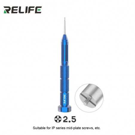 RELIFE RL-727 cacciavite Dinamometrico 3D in Acciaio | Estrema Precisione | Screwdriver/Pcb+ | Blu - Azzurro