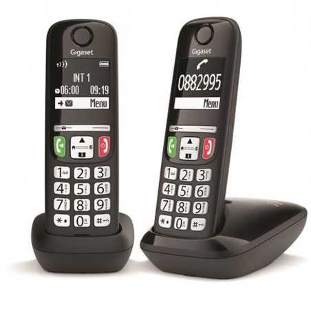 Siemens Gigaset Telefono Cordless E270 Duo Nero 