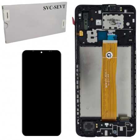 Samsung Service Pack Display Lcd + Frame Per Galaxy A02 SM-A022F Flat M127 | Nero