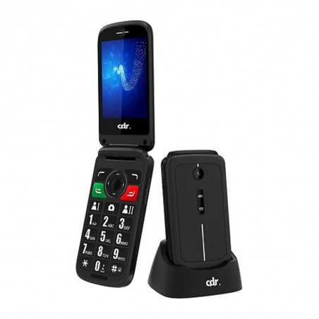 CDR Cellulare GSM Quad Band C50B Dual Sim con Tasto SOS | Nero