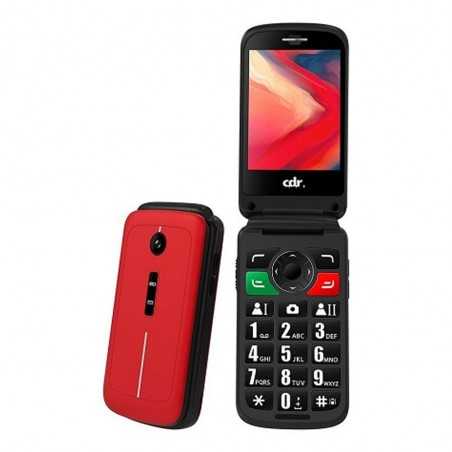 CDR Cellulare GSM Quad Band C50R Dual Sim con Tasto SOS | Rosso