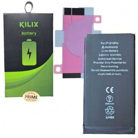 KILIX PRIME Batteria Compatibile per Apple iPhone 12 / iPhone 12 Pro MAGGIORATA - 3240 mAh