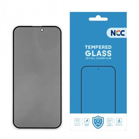 NCC Pellicola Privacy per Apple iPhone XR|11 in Ceramica Anti-Peeping Vetro Temperato Bordo ad Arco Grande