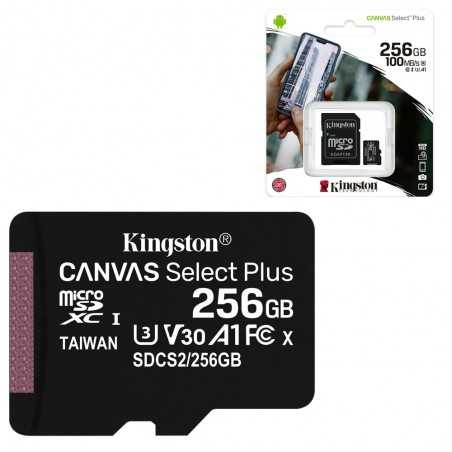 Kingston Canvas Select Plus MicroSd HC SDCS2/16/32GB MicroSdXC SDCS2/64/128/256GB CL 10 100MB/s