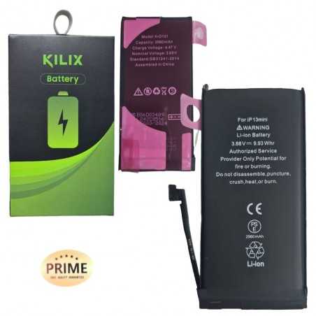 KILIX PRIME Batteria Compatibile per Apple iPhone 13 mini MAGGIORATA - 2560mAh