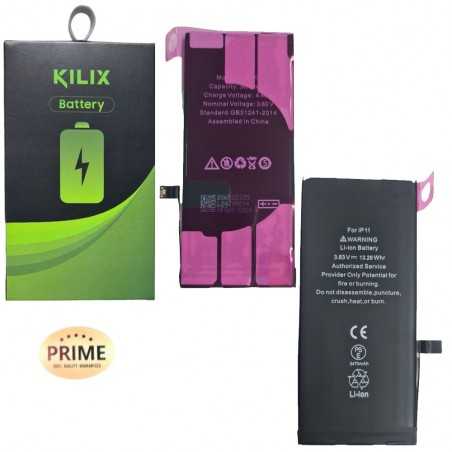 KILIX PRIME Batteria Compatibile per Apple iPhone 11 MAGGIORATA - 3470mAh