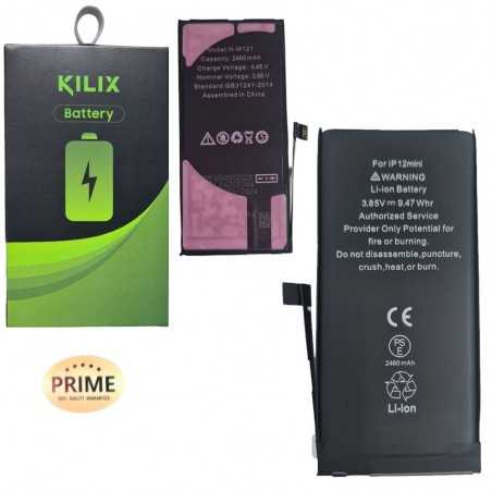 KILIX PRIME Batteria Compatibile per Apple iPhone 12 Mini MAGGIORATA - 2460mAh