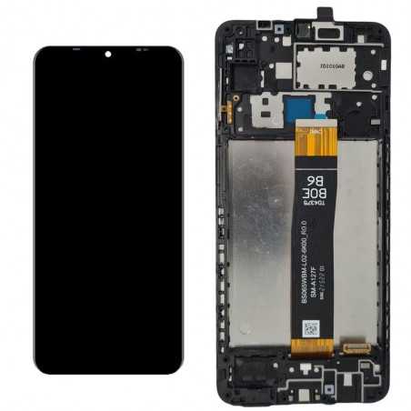 Display LCD ORIGINALE + Frame Compatibile Per Samsung A12 2021 SM-A127