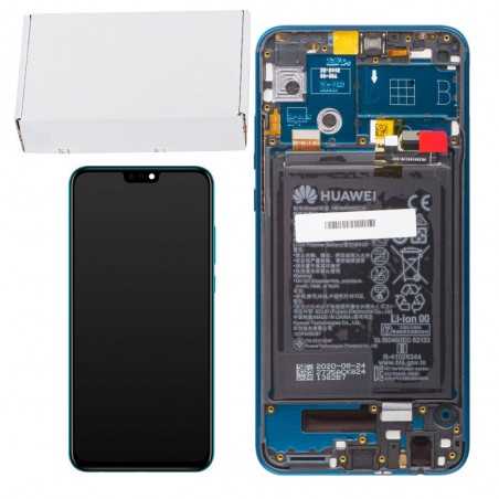 Huawei SERVICE PACK Display LCD ORIGINALE + Frame e Batteria Per HONOR 9X LITE | Verde