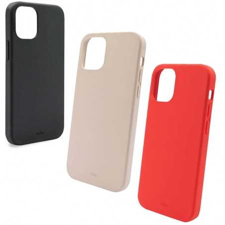 Puro Icon Cover Liquid Silicone Case With Microfiber Interior for iPhone 13 Pro Max