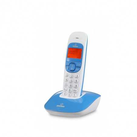 Brondi NICE Telefono Cordless Design Volume Regolabile Display Grande | Bianco e Blue