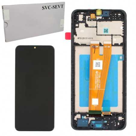 Samsung SERVICE PACK Display LCD ORIGINALE + Frame Galaxy A04 2022 A045 | Nero