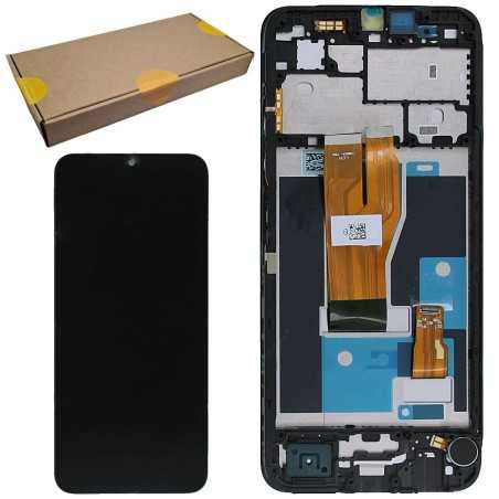 Realme SERVICE PACK Display LCD ORIGINALE + Frame Per C33 2022 RMX3624 | Nero