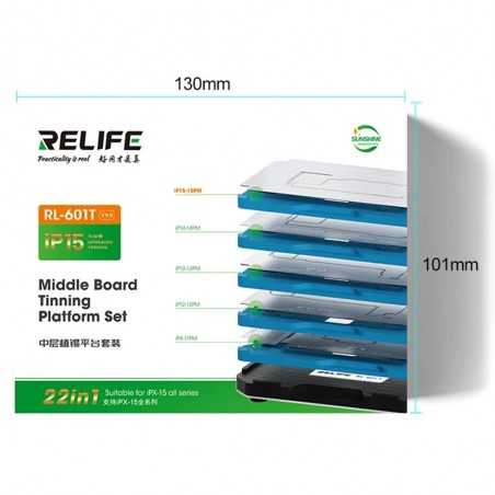 RELIFE RL-601T Set dispositivo per la riparazione di schede madri 22 in 1