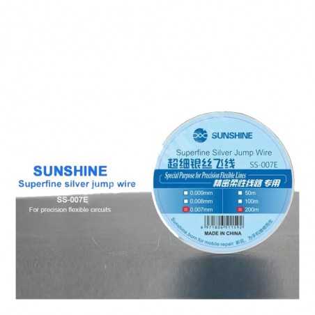 SUNSHINE SS-007E Bobina di Argento 0.007MM Filo Per Jump Wire Saldature | 200M 