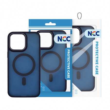 NCC A0004 Custodia protettiva con ventosa magnetica tre in uno smerigliata Golden Shield 11 Pro Navy Blue