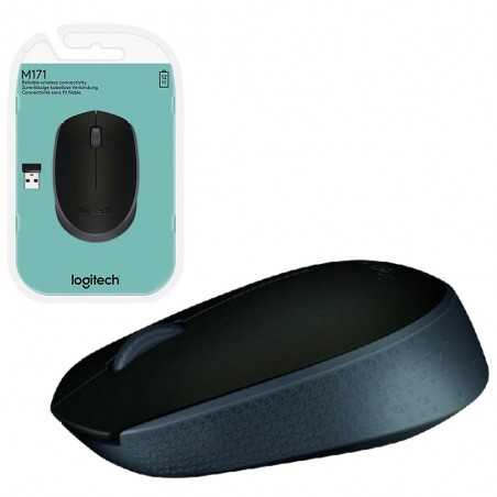 Logitech M171 Mouse Ambidestro RF Wireless Ottico 1000 DPI | Nero