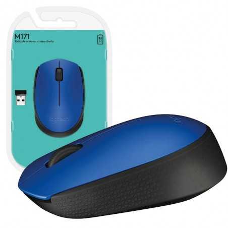 Logitech M171 Mouse Ambidestro RF Wireless Ottico 1000 DPI | BLU/NERO 