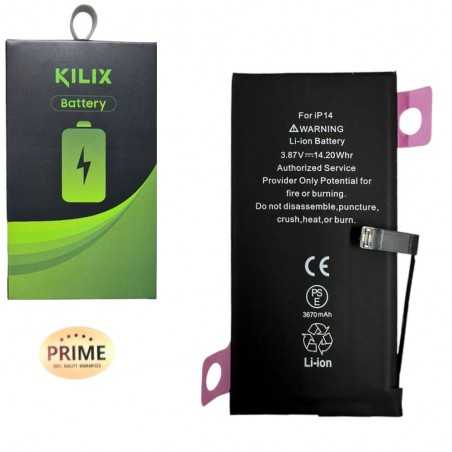 KILIX PRIME Batteria Compatibile per Apple iPhone 14 MAGGIORATA - 3670mAh