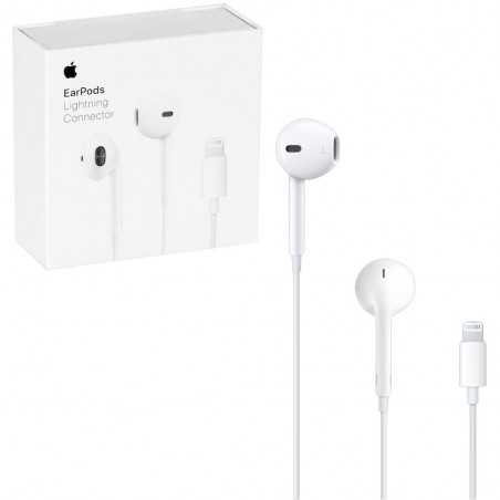 Apple Auricolari EarPods MWTY3ZM/A con telecomando e microfono (Connettore Lightning)