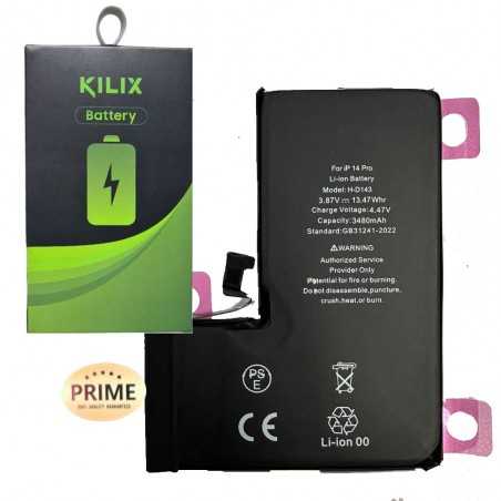 KILIX PRIME Batteria Compatibile per Apple iPhone 14 Pro MAGGIORATA - 3380mAh