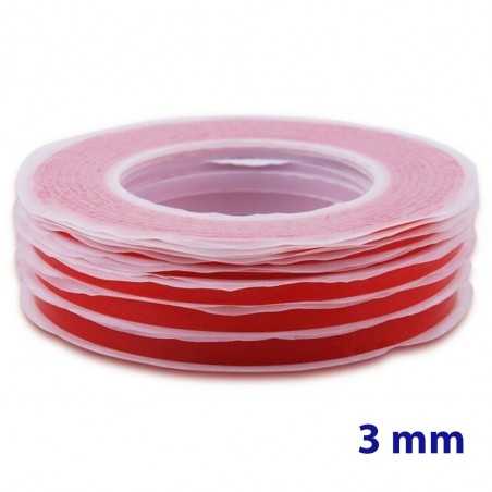 3M Nastro Biadesivo Rosso 3MM