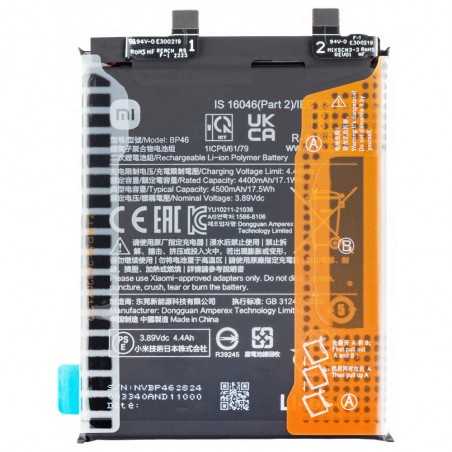 Xiaomi Service Pack Batteria BP46 Originale per 12 / 12X | 2201123C, 2201123G, 2112123AC, 2112123AG