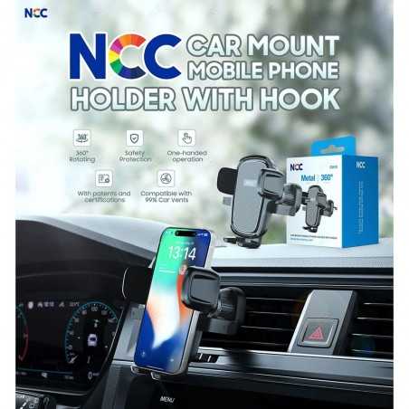 NCC CH10 Supporto per cellulare da Auto con Gancio