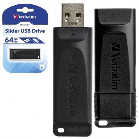 Verbatim Pen Drive Usb 2.0 Store N'Go 64gb Black