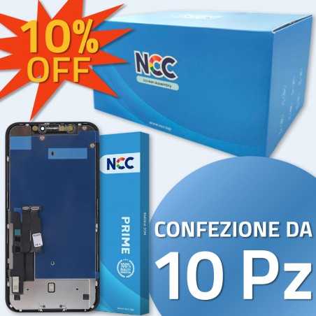 LCD DISPLAY NCC PRIME INCELL COG 1:1 FHD Per Apple iPhone XR Confezione da 10 pz clone