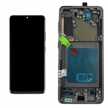 Display LCD SOFT OLED (FULL SIZE) + Frame Per Samsung Galaxy S21 G990 5G G991