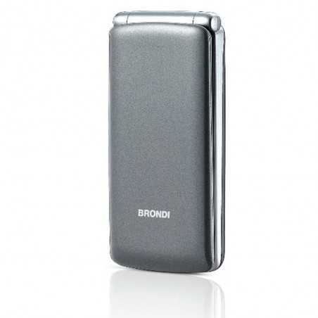 BRONDI AMICO SINCERO Cellulare Senior DualSim Bluetooth 2.1 | Grigio